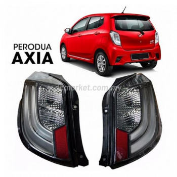 Perodua Axia Led Light Bar Tail Lamp Smoke Dcmarket