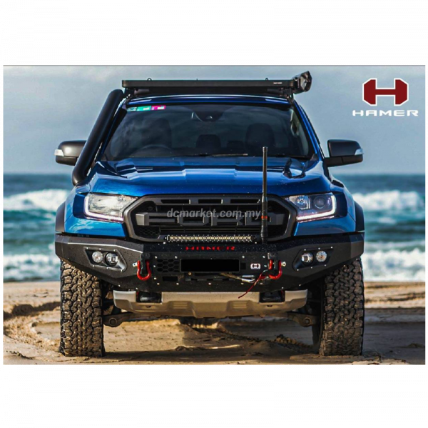 FORD RANGER RAPTOR – HAMER KING SERIES FRONT STEEL BUMPER – DCMarket