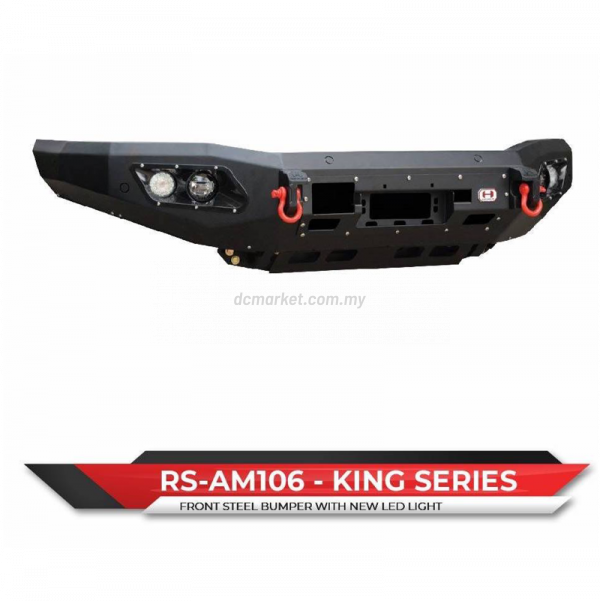 FORD RANGER RAPTOR – HAMER KING SERIES FRONT STEEL BUMPER – DCMarket